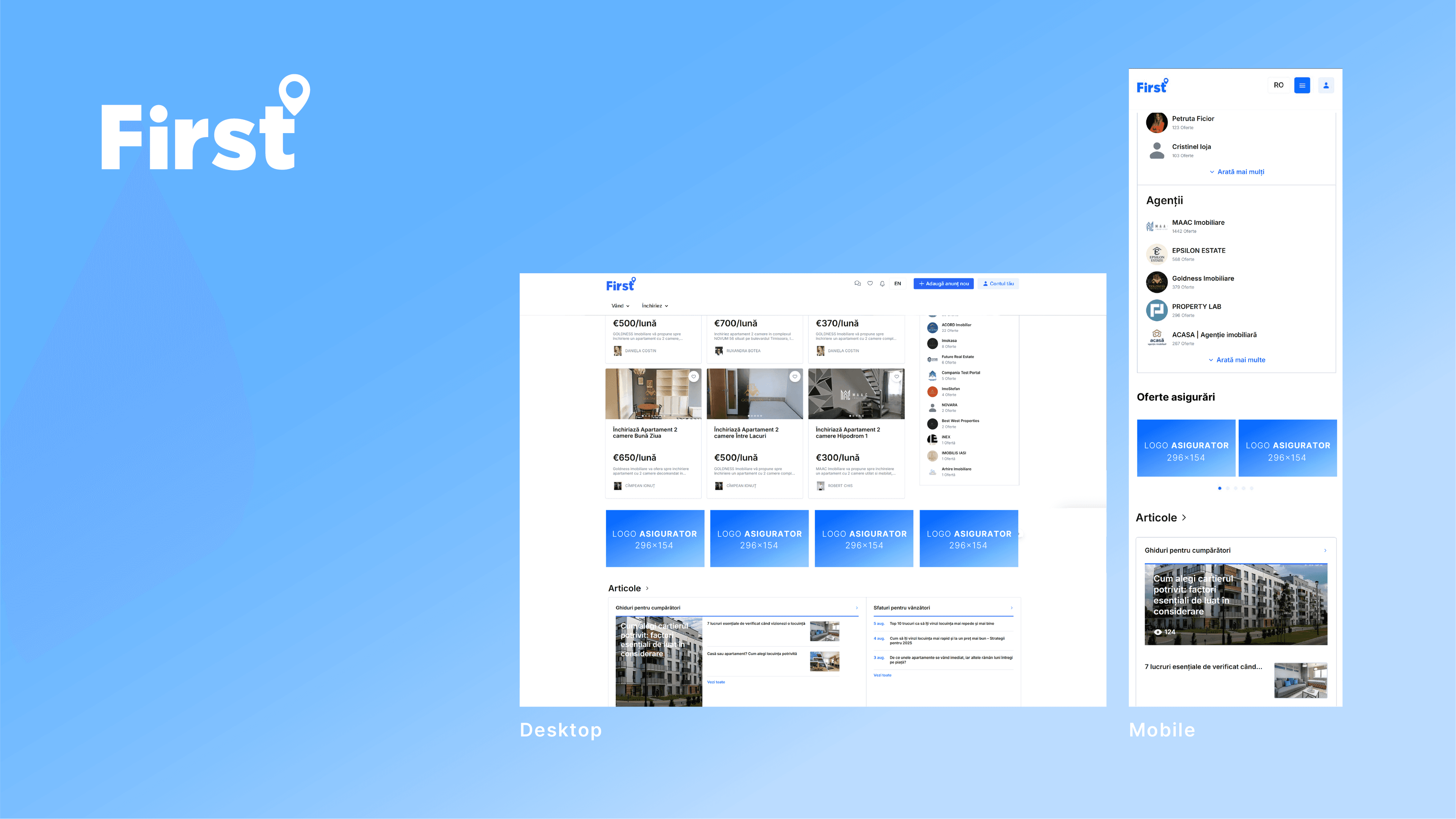 Parteneriat asigurări First