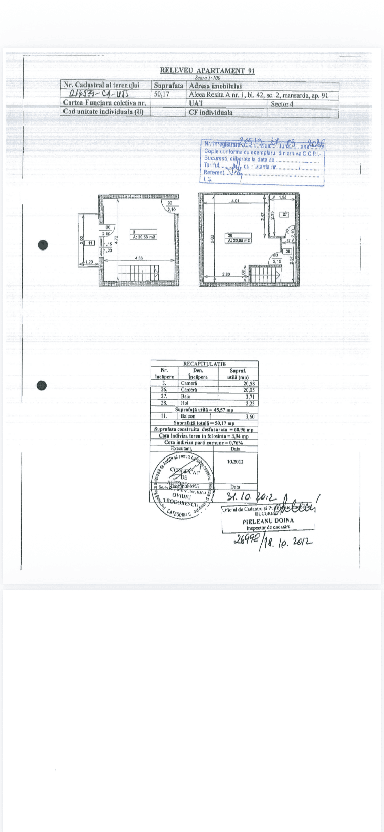 Proprietar vand Duplex 2 camere,50 mp|Centrala proprie|Parcare| Aleea-Resita,Sector 4. - 14