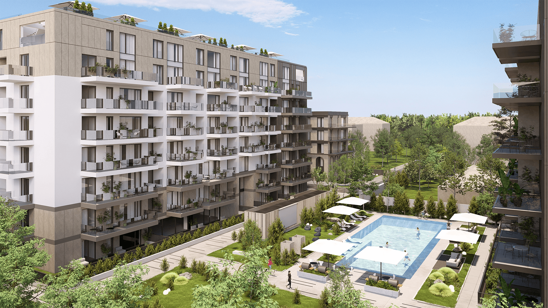Apartamente 2 camere, Pajurei 3 Residence, Finalizare Vara 2026 - 1