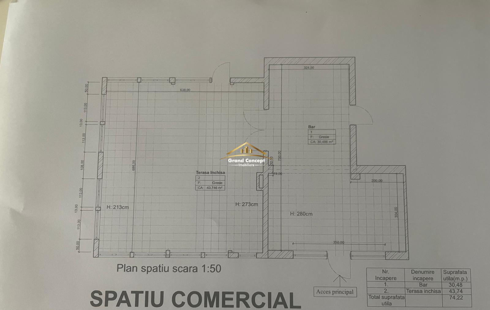 Spatiu comercial, Nicolina, 80mp, €1.000 Cod 10780 - 7