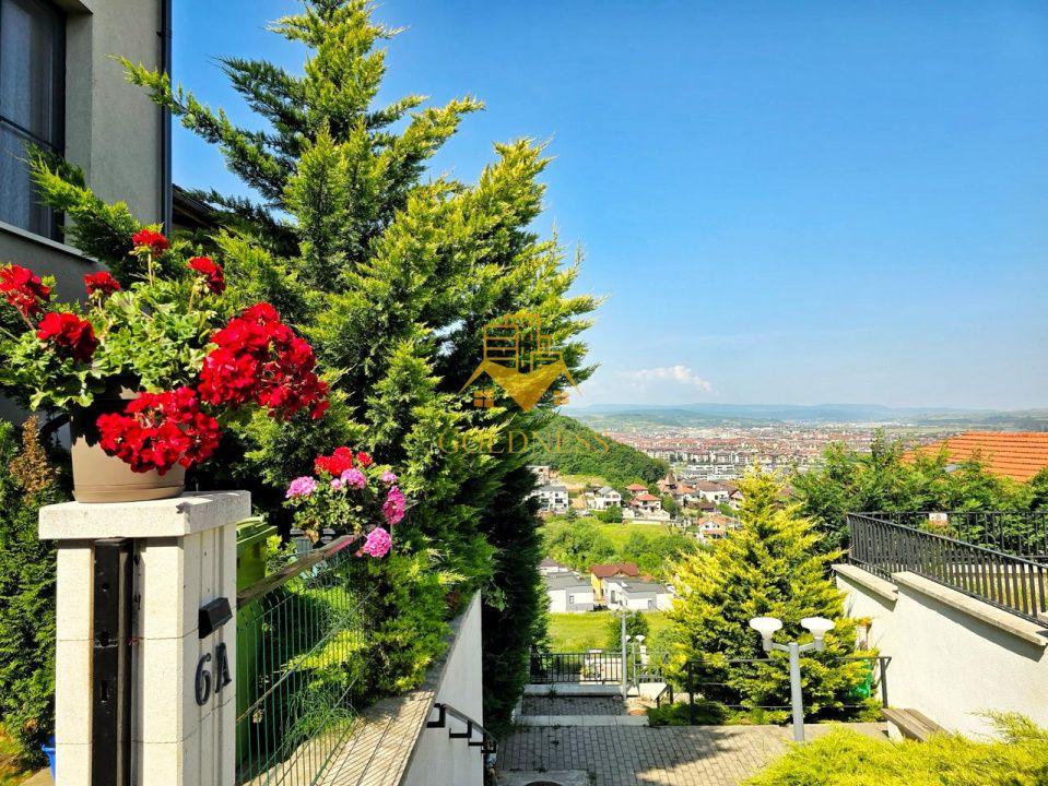 Casă modernă de vânzare, curte, 6 camere, parcare, Zona Vivo, Florești - 2