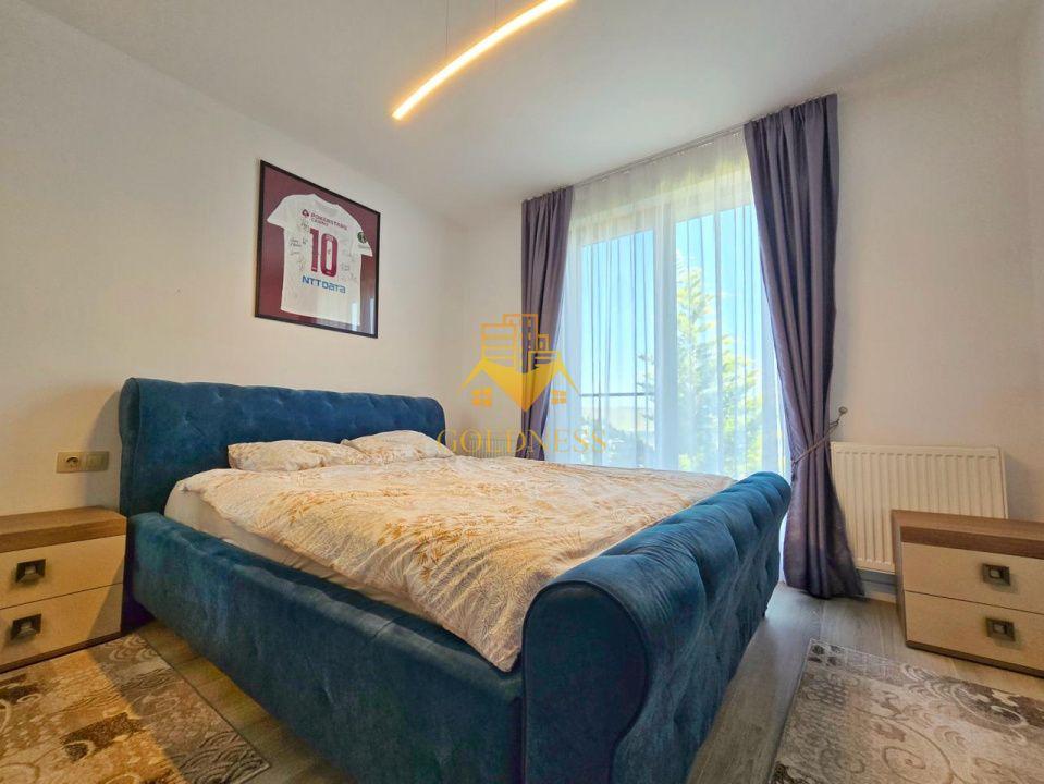 Casă modernă de vânzare, curte, 6 camere, parcare, Zona Vivo, Florești - 10