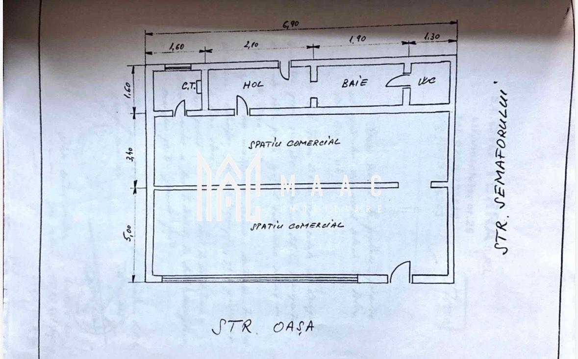 Spatiu comercial I VAD I 69 mpu I 7m front I Vasile Aaron - 1