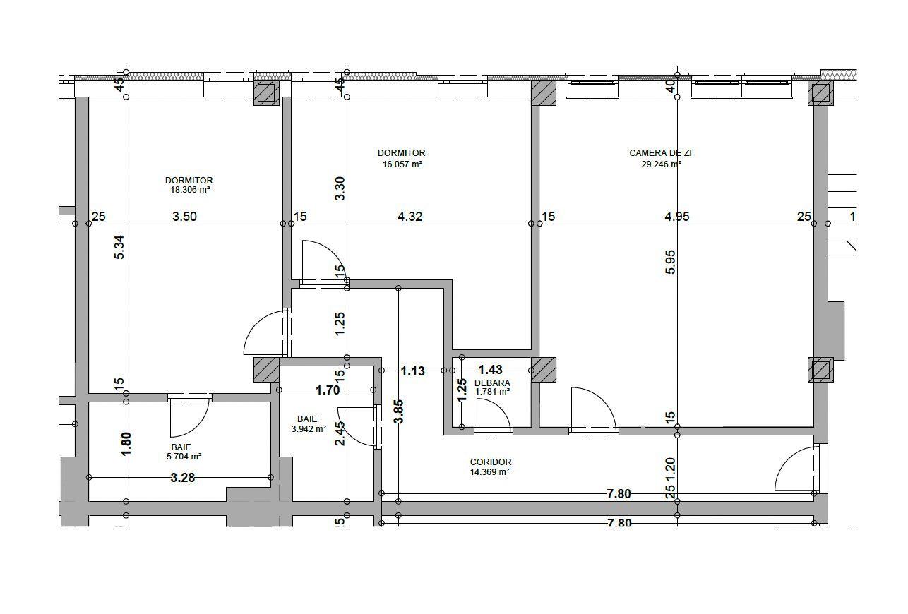 Apartament nou, ultracentral, 3 cam, 89,4 mp. 165 000 E (+TVA ) - 7