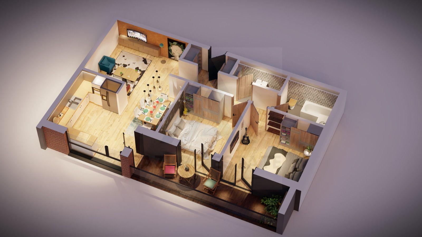 Apartament premium 75 mp utili cu parcare subterana si boxa Central - 9