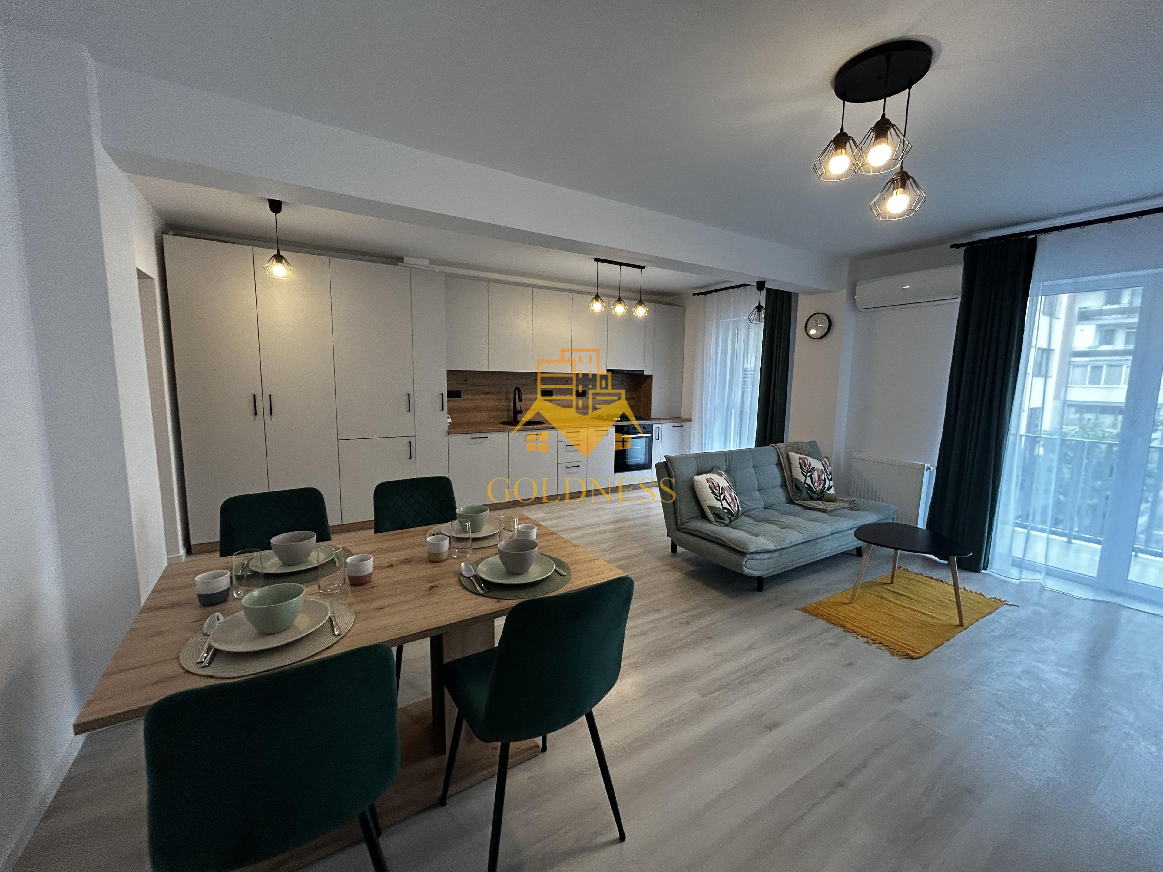 2 camere open space,Parcare, Modern, Zona Porii, Lidl, Floresti - 4