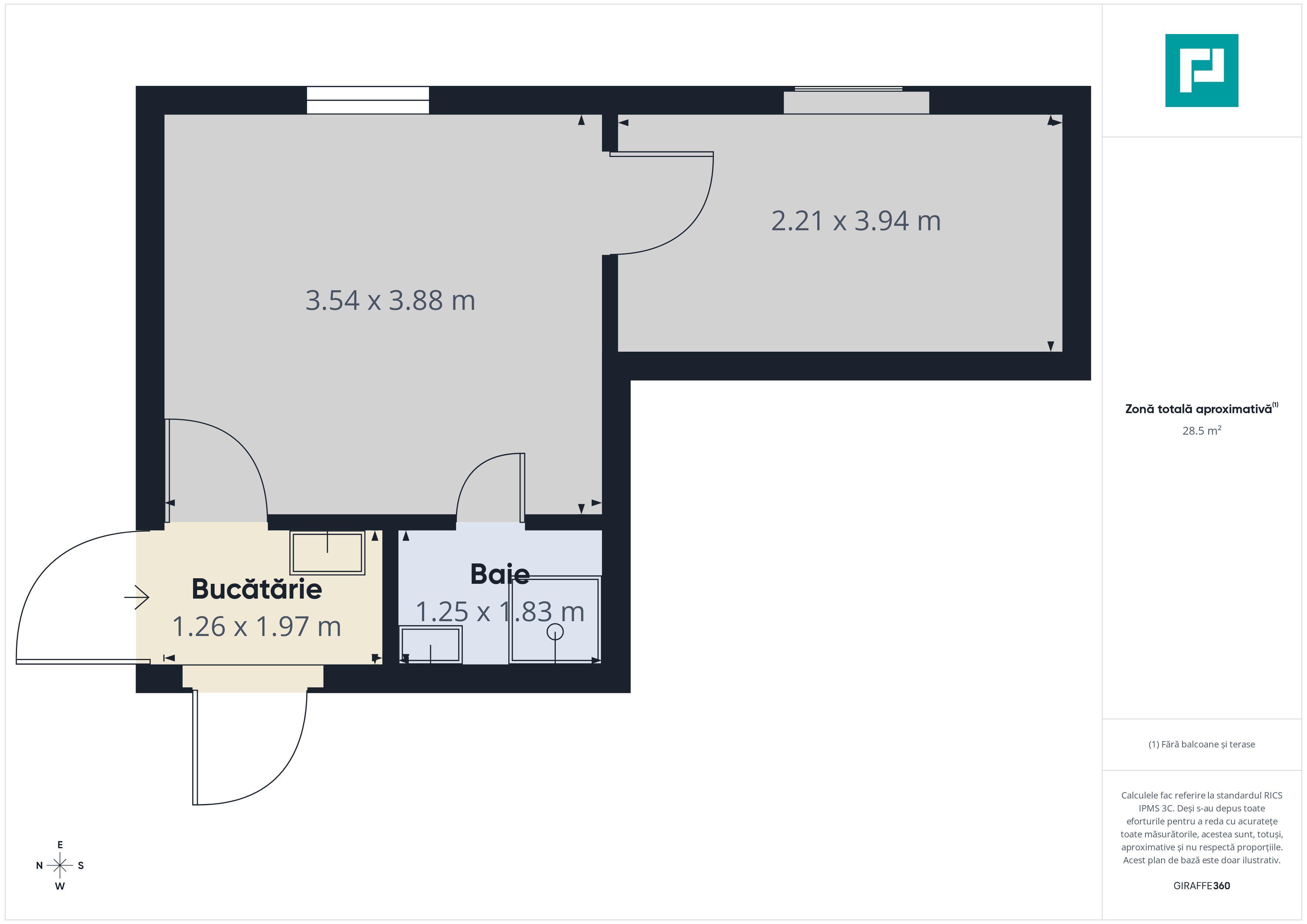 Apartament ultracentral cu 2 camere de închiriat - 8