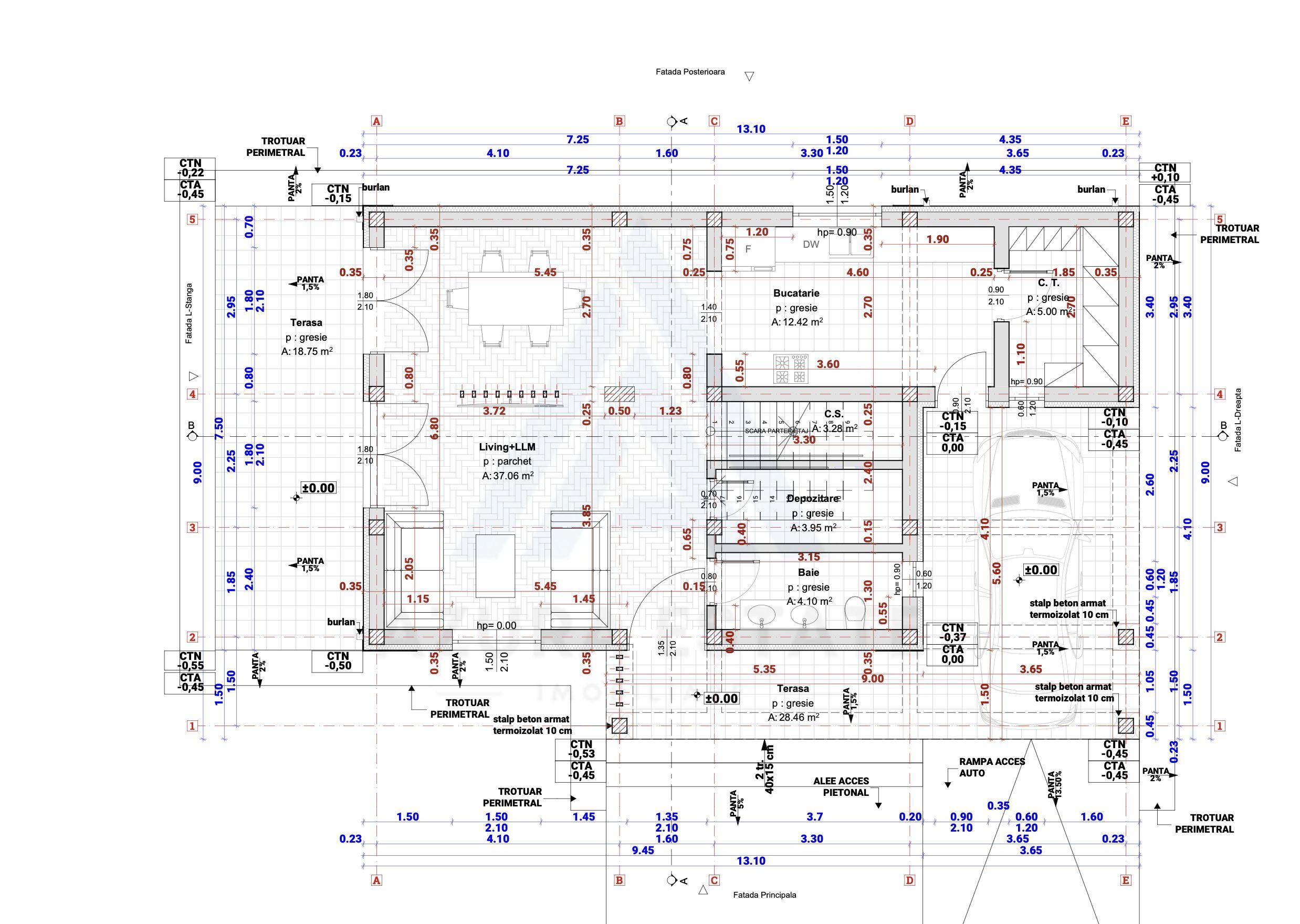 Casa individuala premium 4 camere 3 bai teren 365 mp Calea Cisnadiei - 17