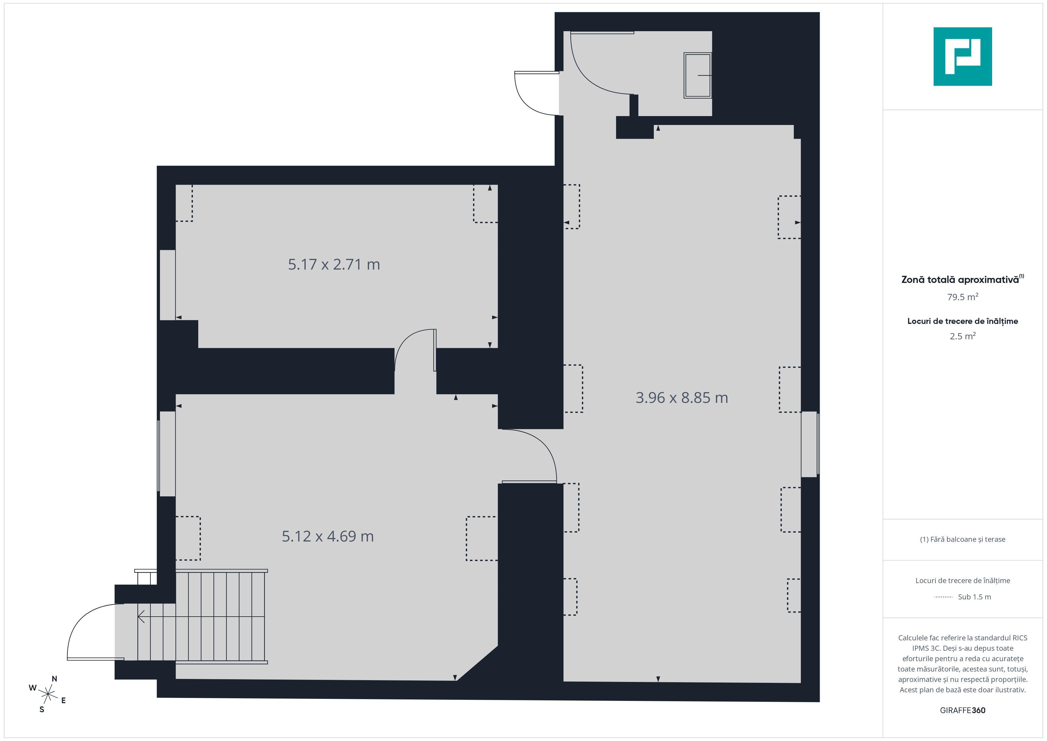 Apartament trei camere strada Cozia - 8
