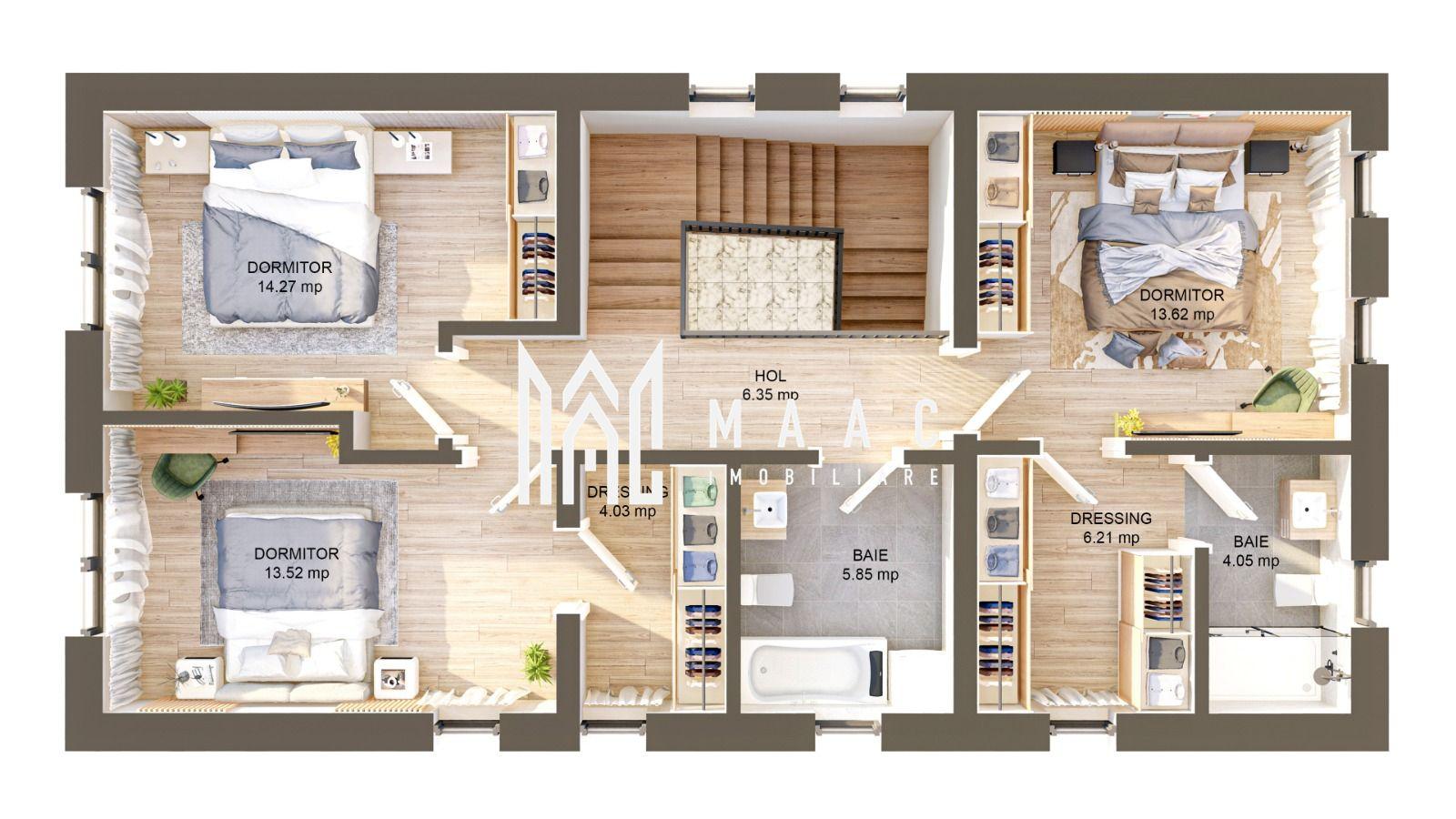 Casa individuala | 4 camere | La cheie | 644 MP | Selimbar - 3