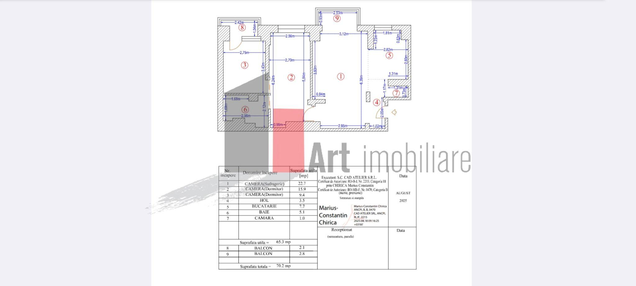 Vânzare apartament 3 camere Obregia - 6