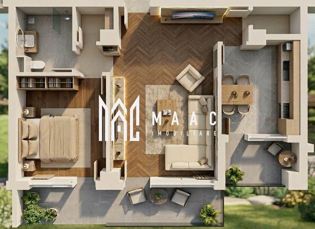 Apartament | 2 camere | 66,45 MPU | 2 Balcoane | Veterani - 1