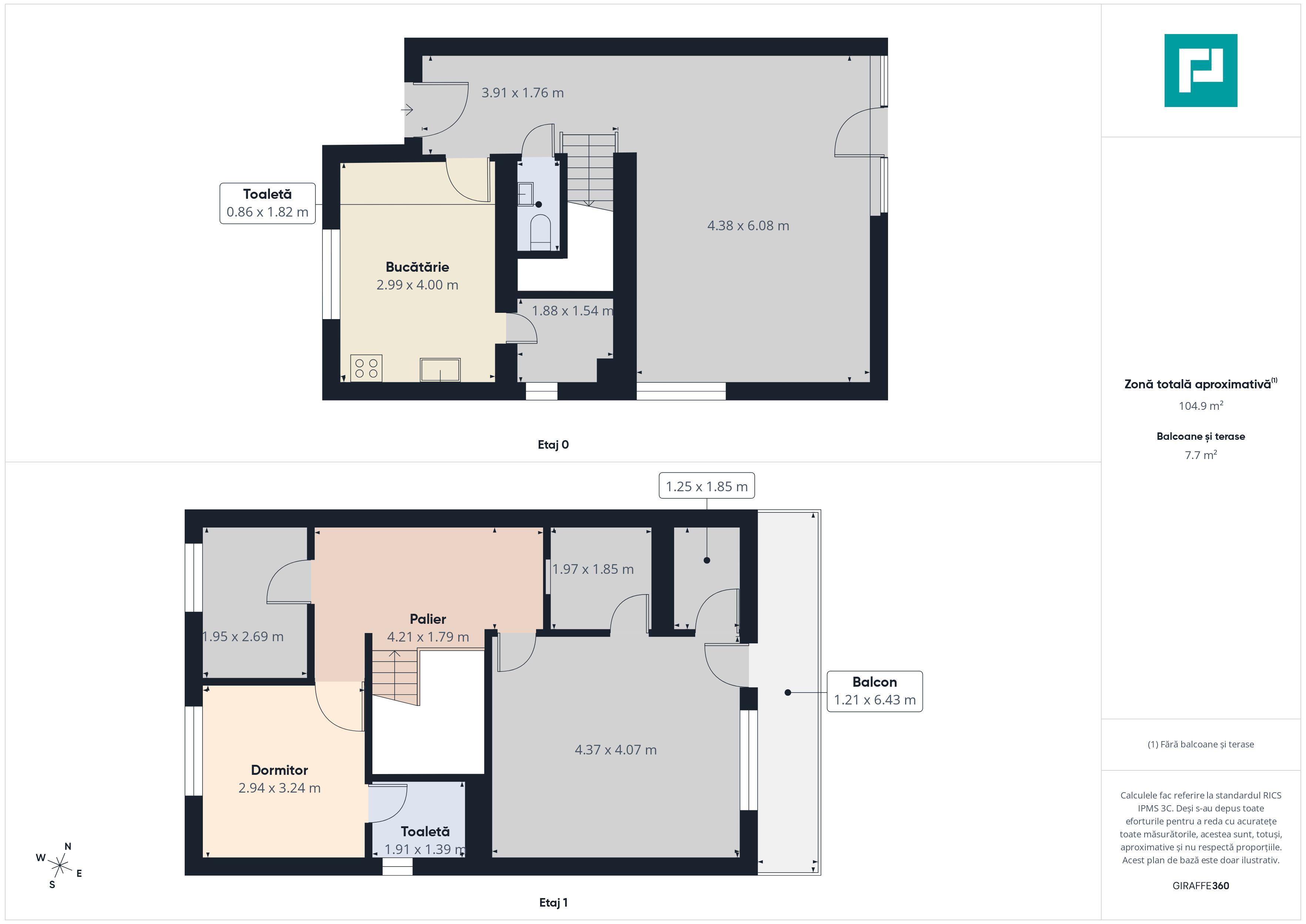 Casă Terraced / Townhouse, 120 mp utili, Sânmartin - 10