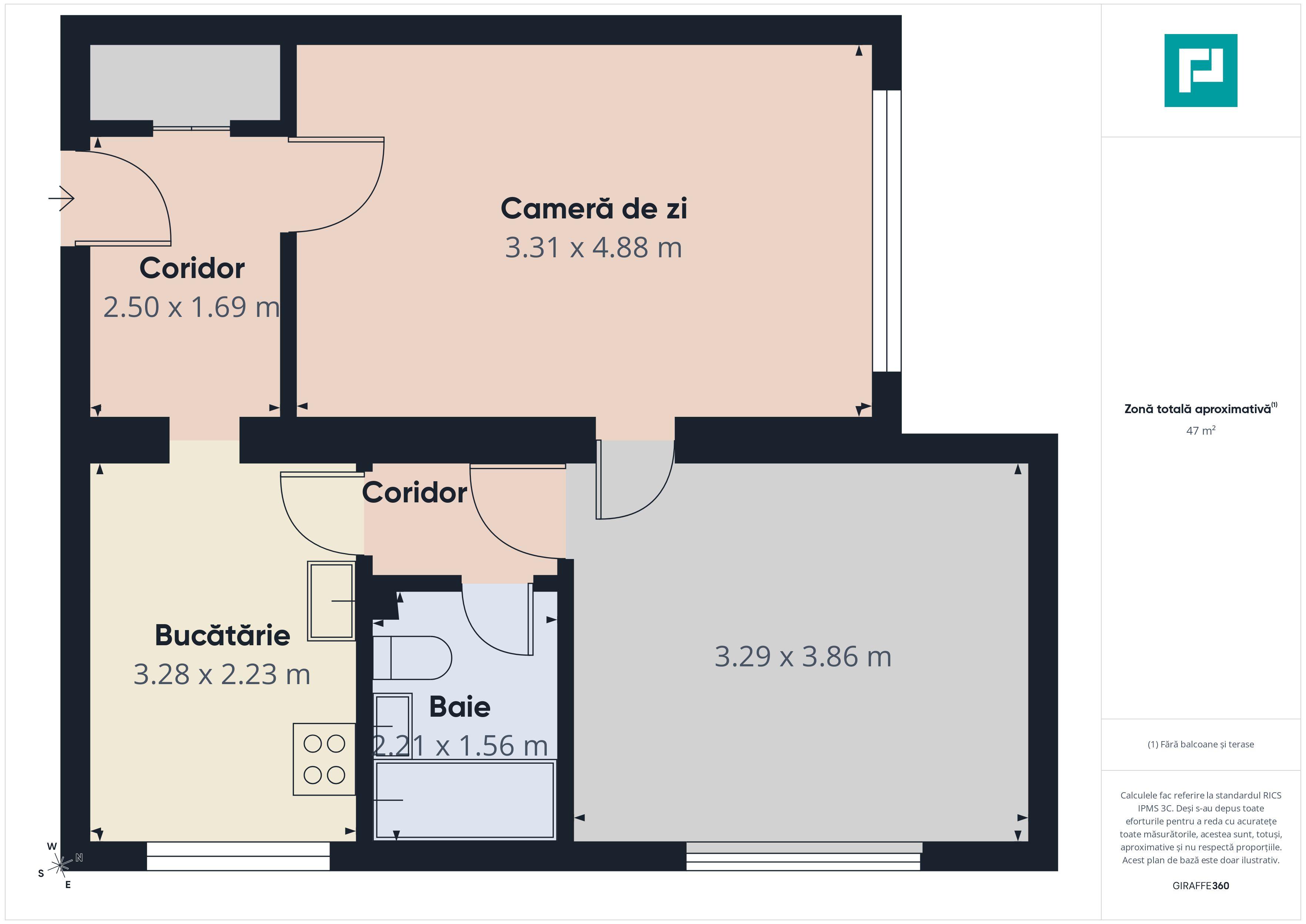 Apartament cu 2 camere de investiții la Podgoria - 6