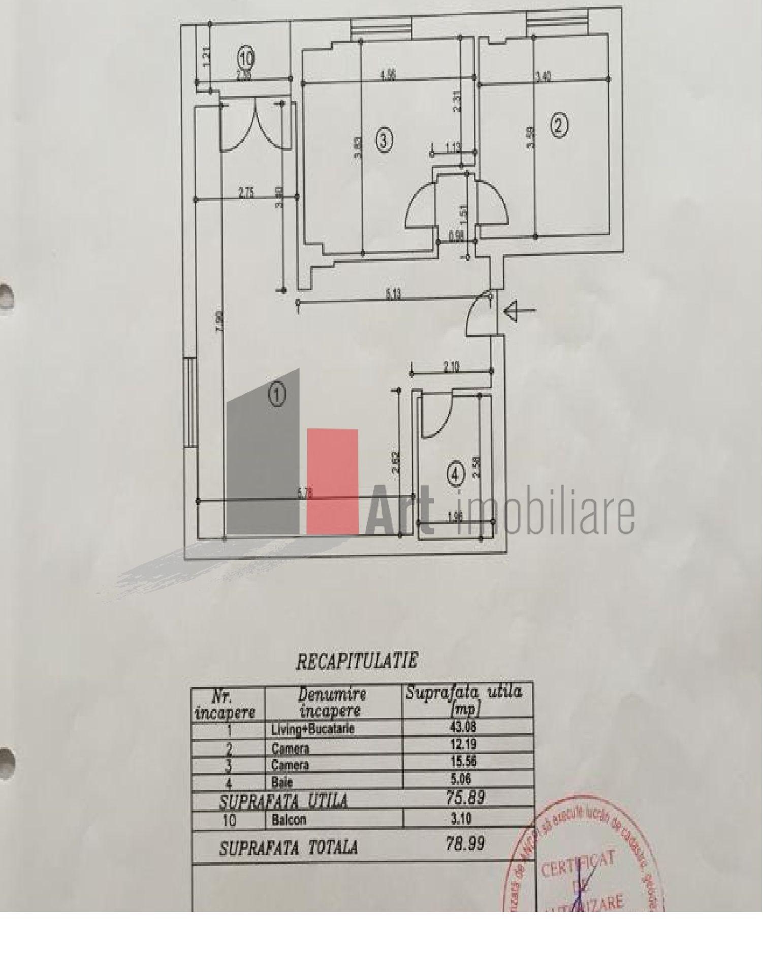 Apartament cu 3 camere-Domenii-Arcul de Triumf-Ion Mihalache-Turda-cu centrala - 10
