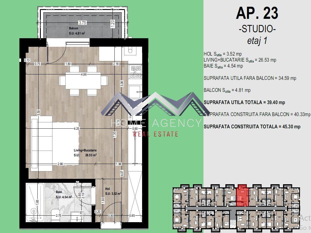 Garsonieră foarte spațioasă, include parcare – ideal locuit/investiție - 4