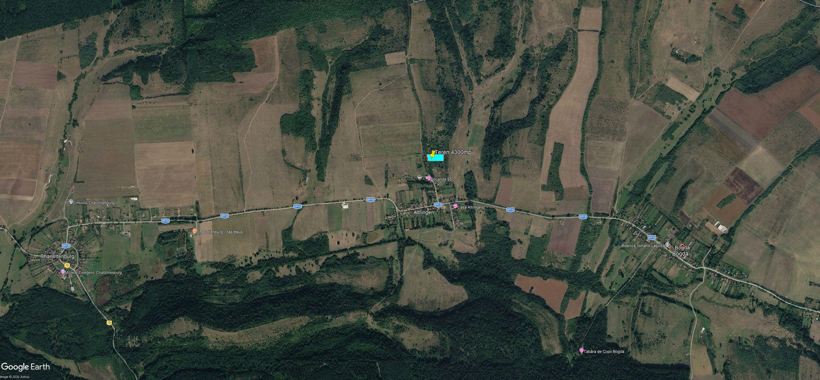 Teren extravilan 4300mp în Bogda, județul Timiș - 3