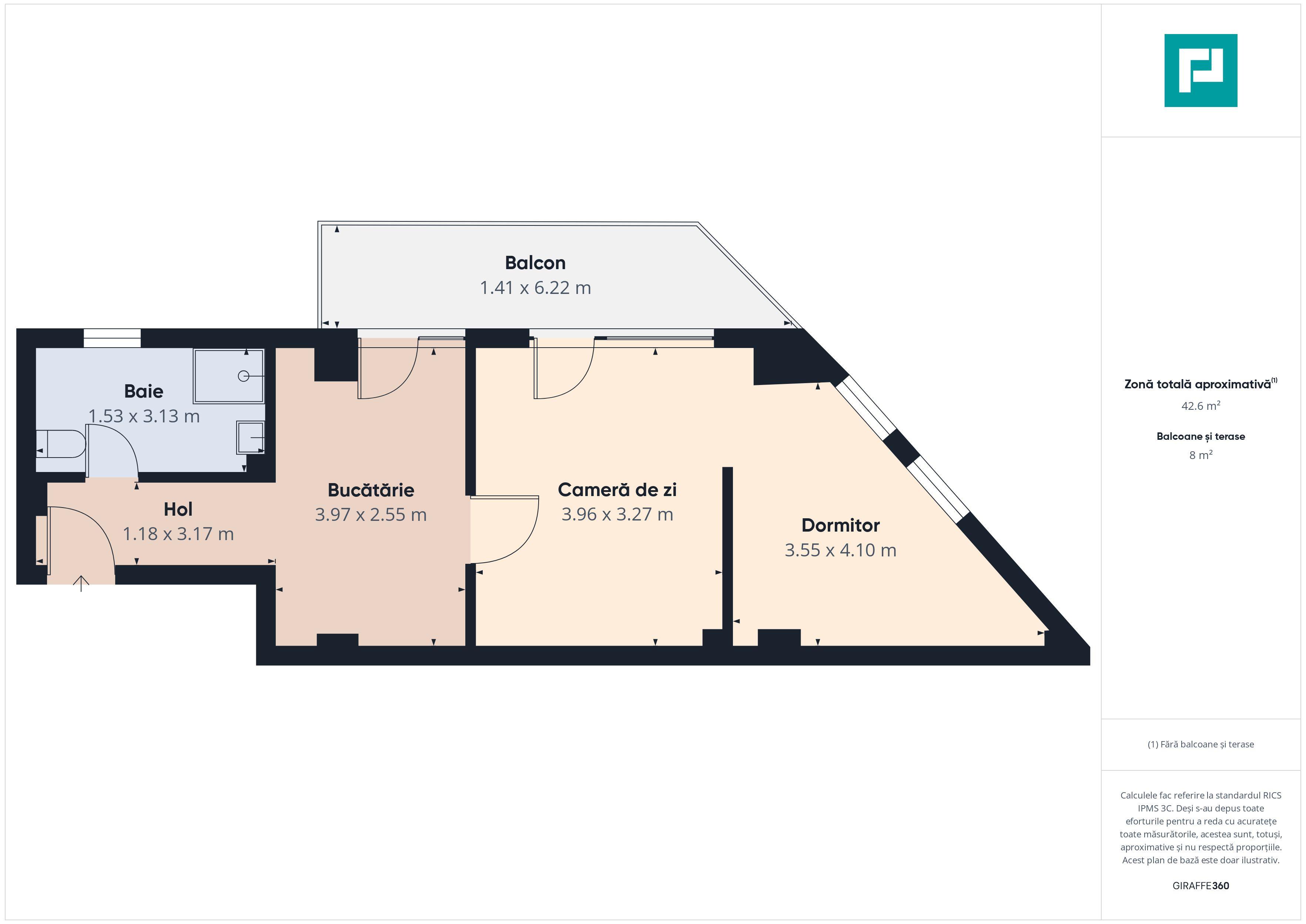 Apartament cu 2 camere | Etaj 2 | Zona Aradului - 12
