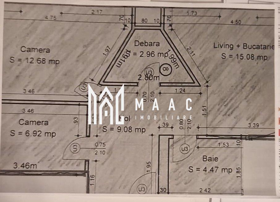 Apartament 2 camere I Etaj 2 I 51 mpu I Investitie I Piata Cluj - 1