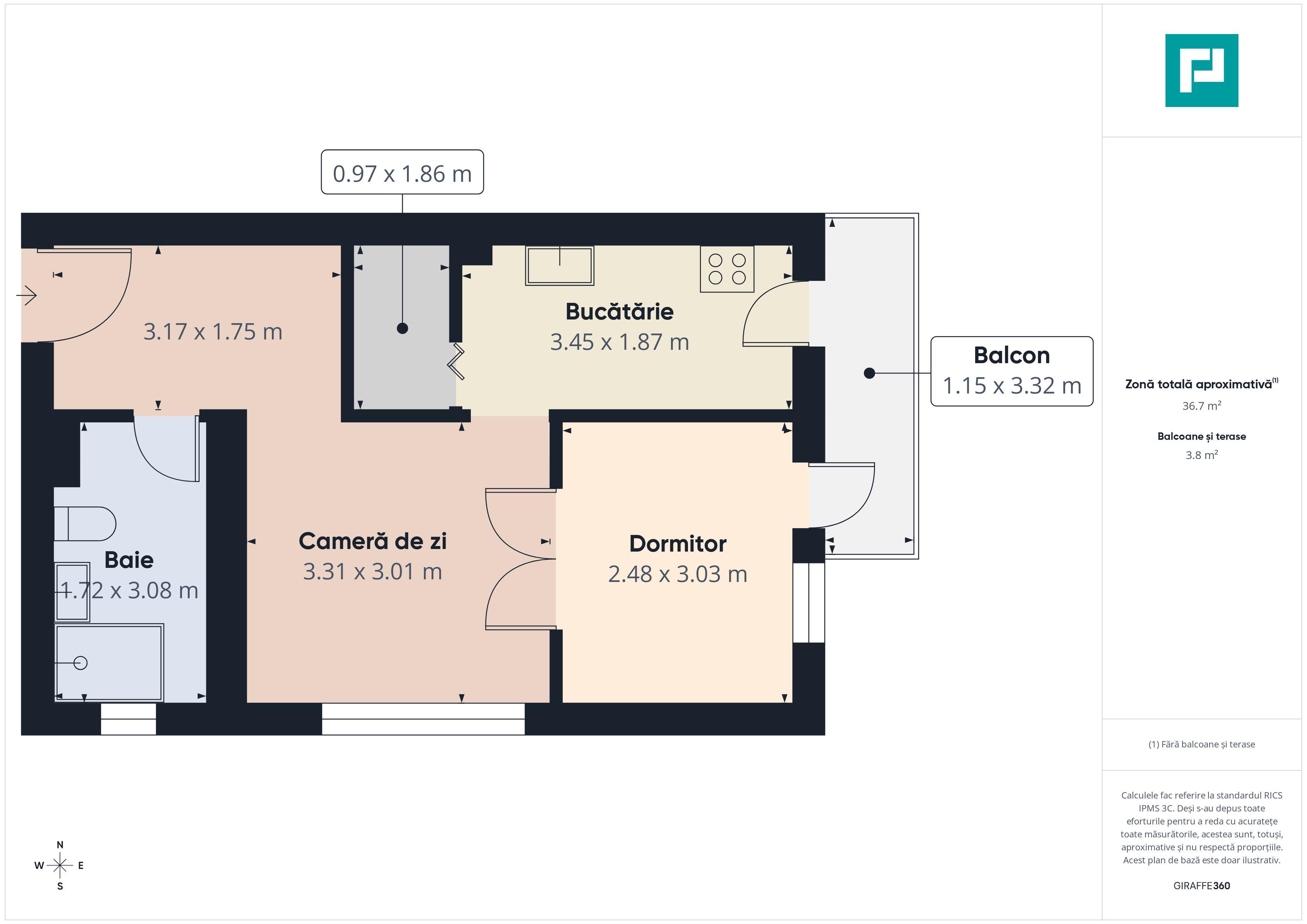Ap 2 camere, Anastasia Residence, parcare proprie - 10