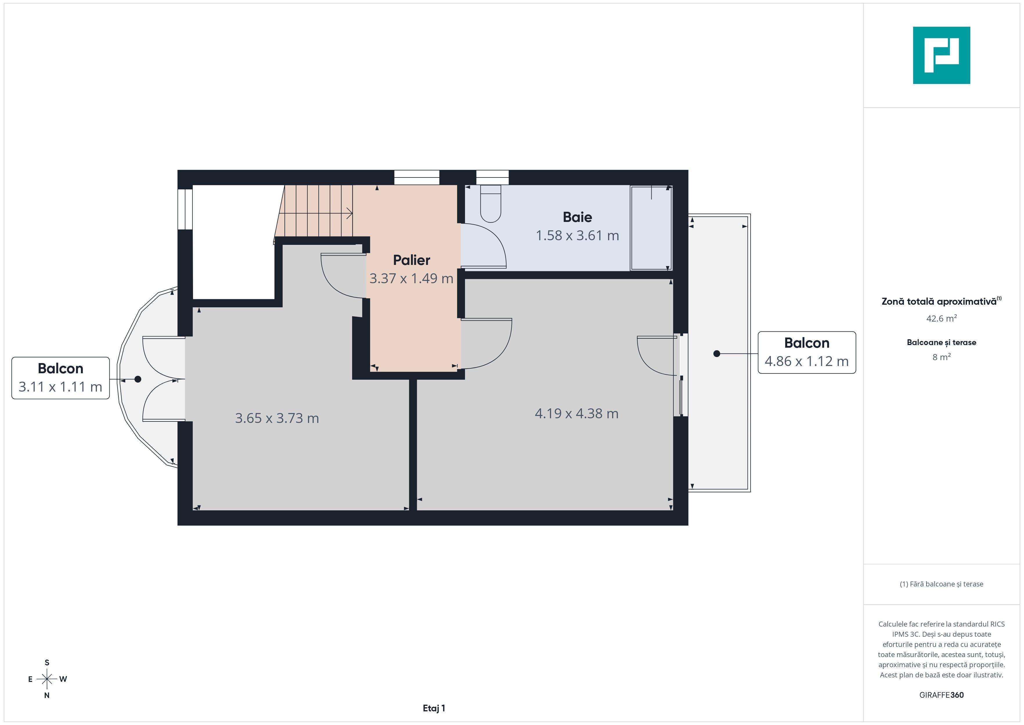 Duplex luminos 101 mp utili, teren 350mp în Covaci - 11