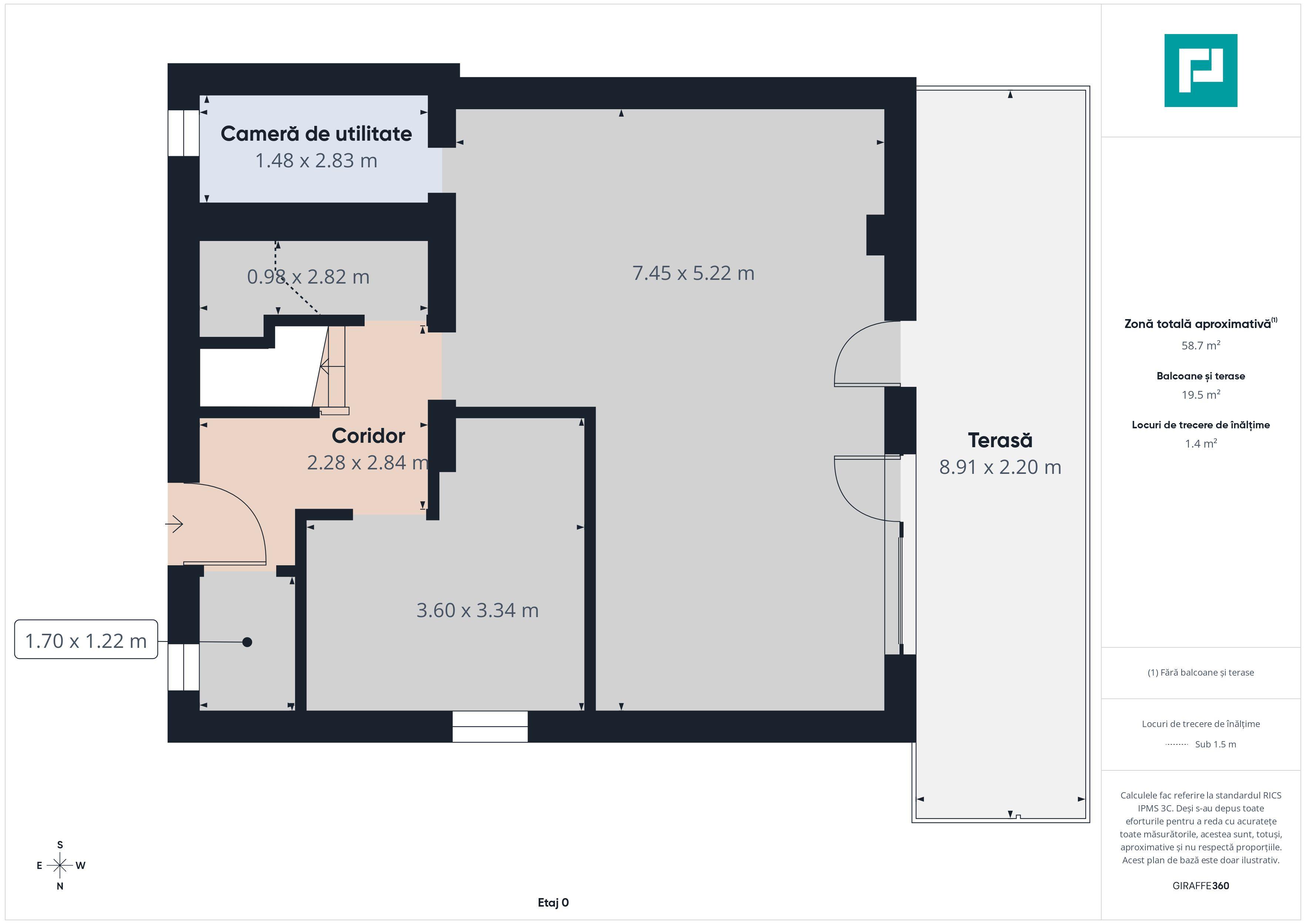 Duplex luminos 101 mp utili, teren 350mp în Covaci - 10