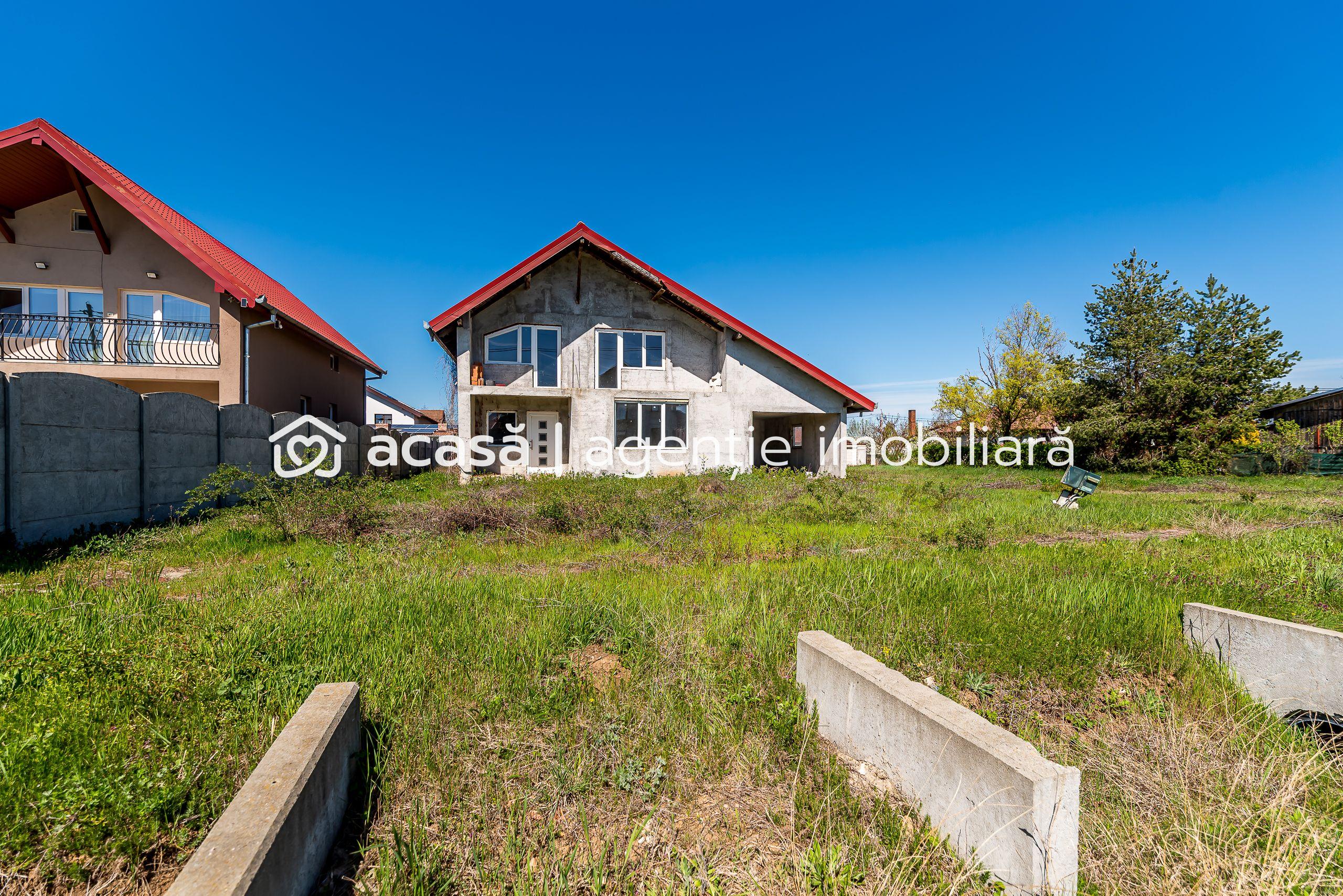 🏡 Casă P+1 la gri | 239 mp construiți | Călugareni -14 km de Arad - 2