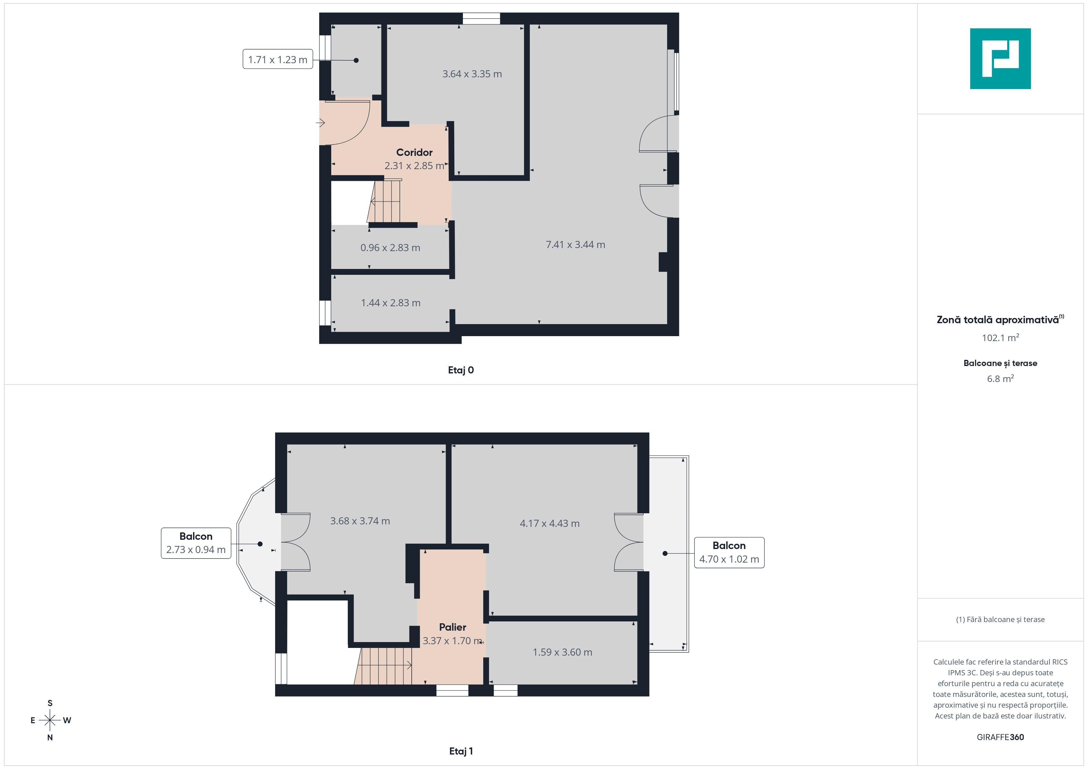 Duplex spațios 102 mp utili, teren 350mp in Covaci - 6