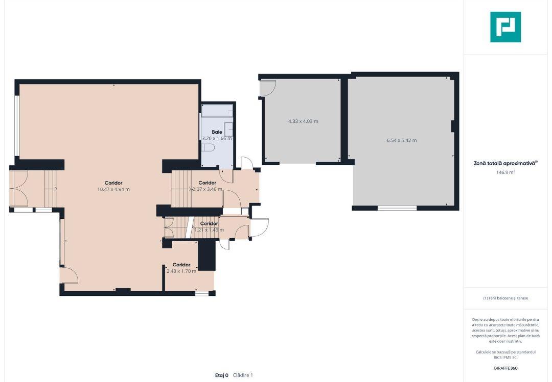 Spațiu comercial vitrat-central ARAD 250 mp utili - 9