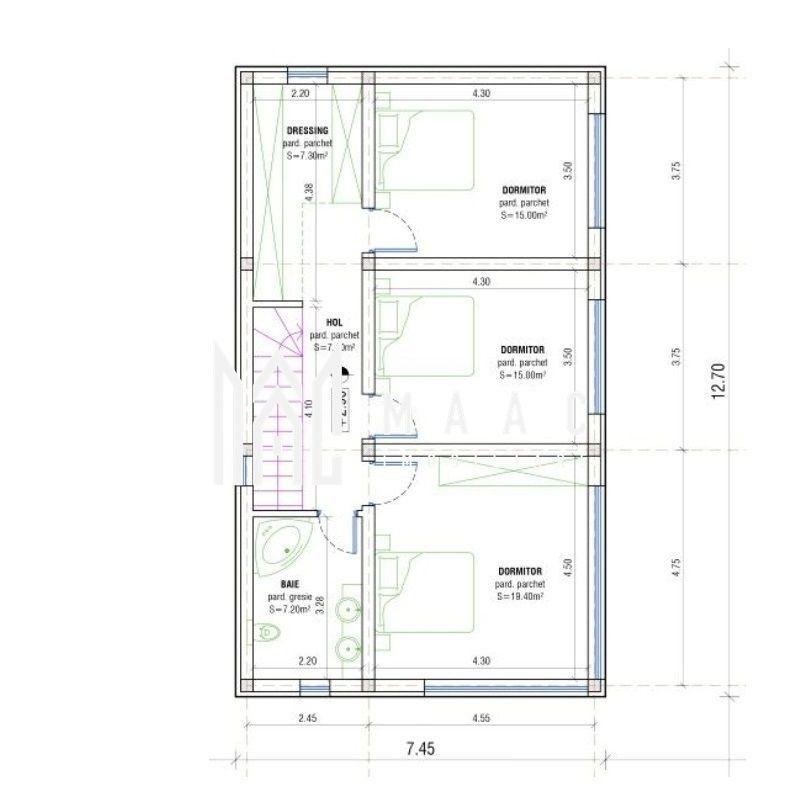 Casă modernă LOW-E | Independentă energetic | Construcție la comandă - 6