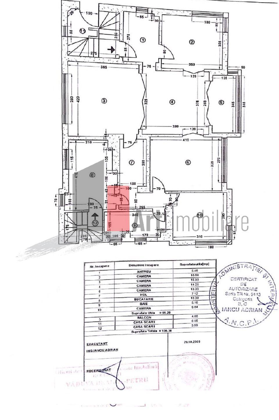 Apartament Dorobanti Beller 5 camere et 1 - 4