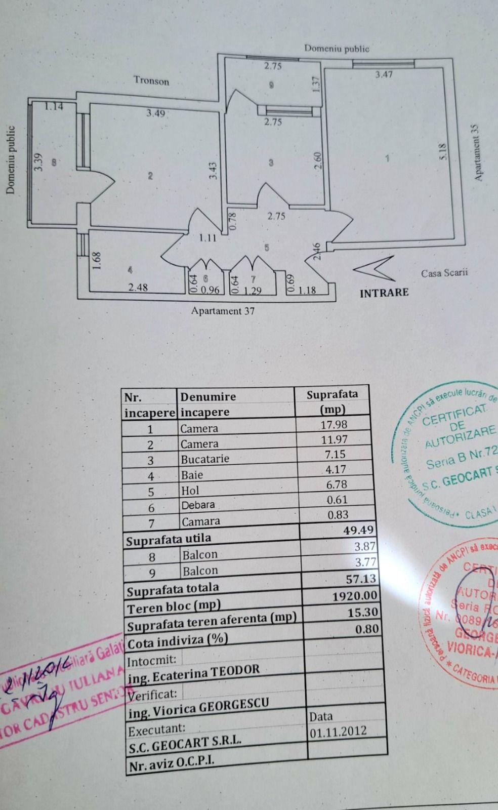 De vanzare aparatament cu 2 camere, Siderurgistilor, 65.000 euro negociabil - 16