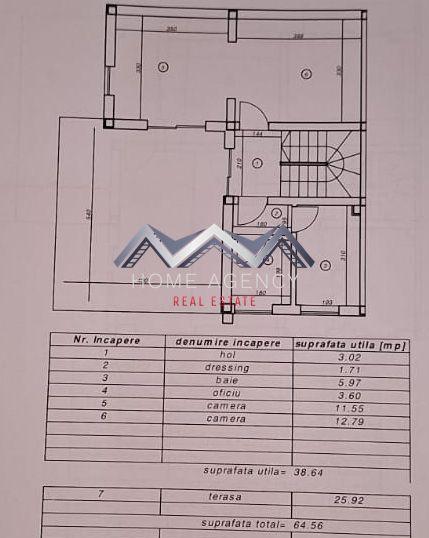 Casă individuală P+1+M cu garaj și terase spațioase – Otopeni Central - 14