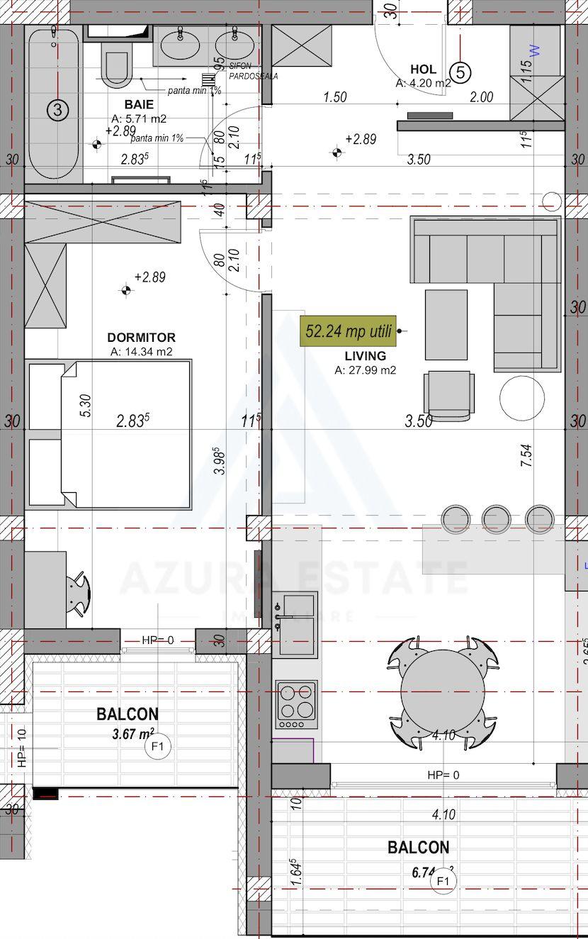 Apartament premium 2 camere utilat premium in Cristian - 12