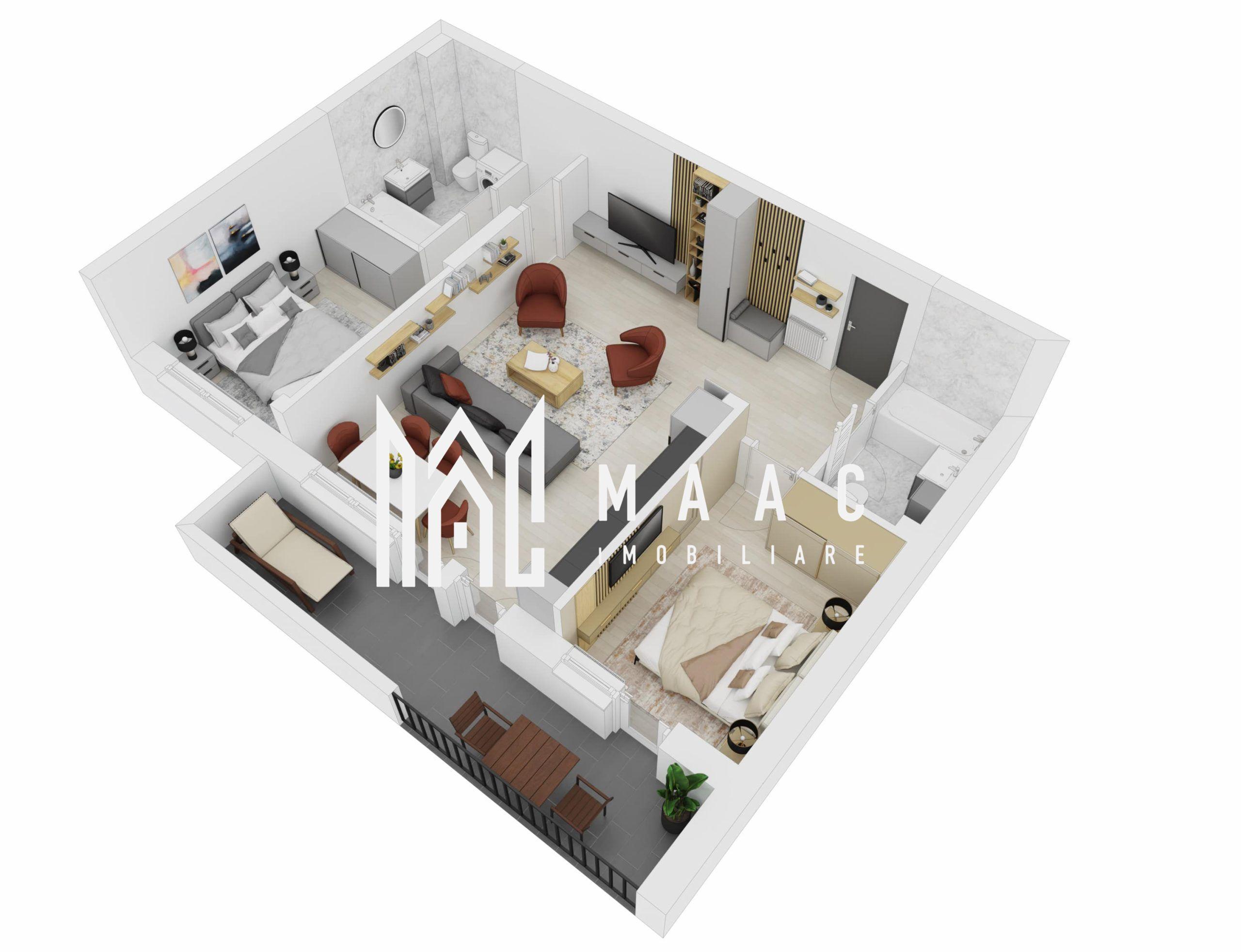 Apartament 3 camere I 64 mp I Sibiu I Doamna Stanca I 2 băi I balcon 10 mp - 2