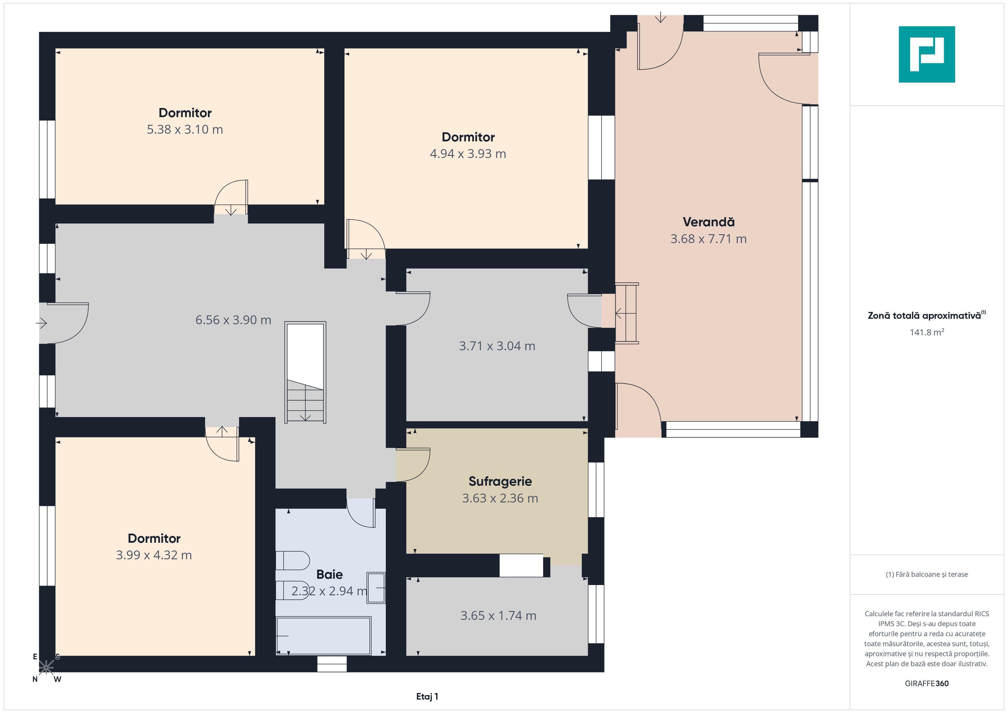 Casă retrasă Pișchia – 4 camere, teren 920 mp - 10