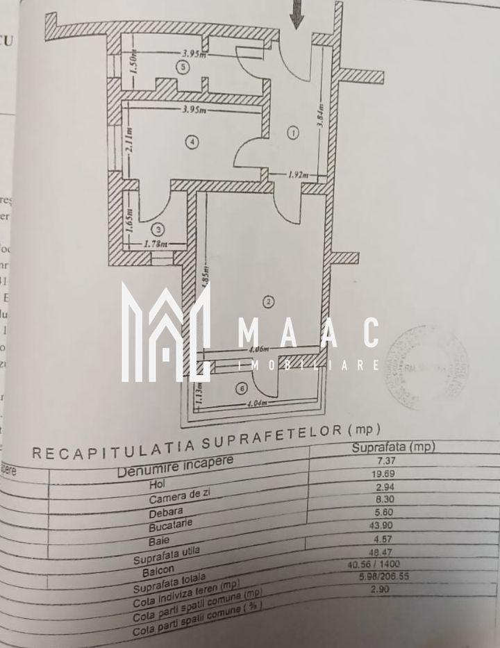 Garsonieră spațioasă de vanzare | centrala proprie | vedere superba. - 2