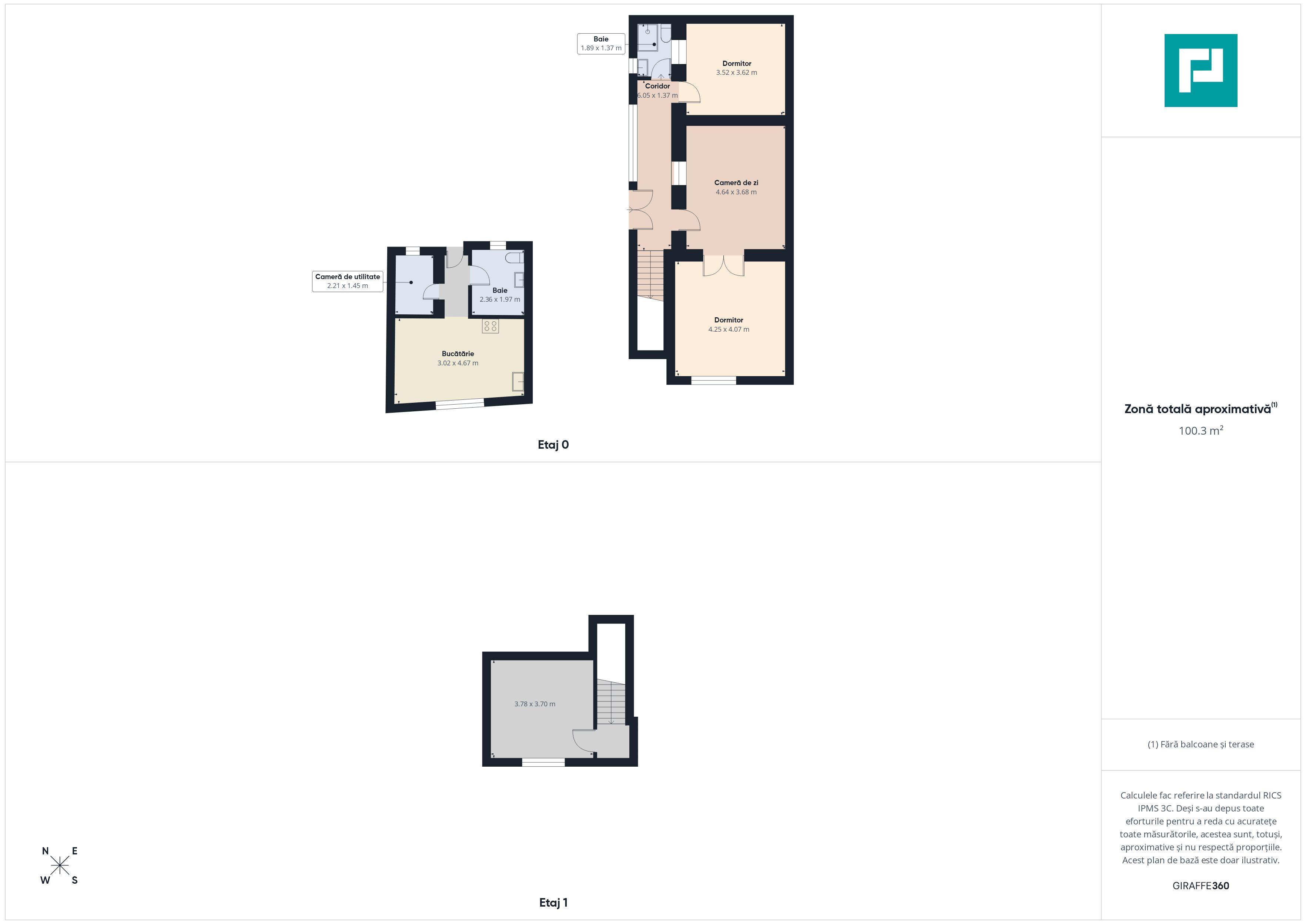 Casă pasivă cu 3 camere în Lipova - 8