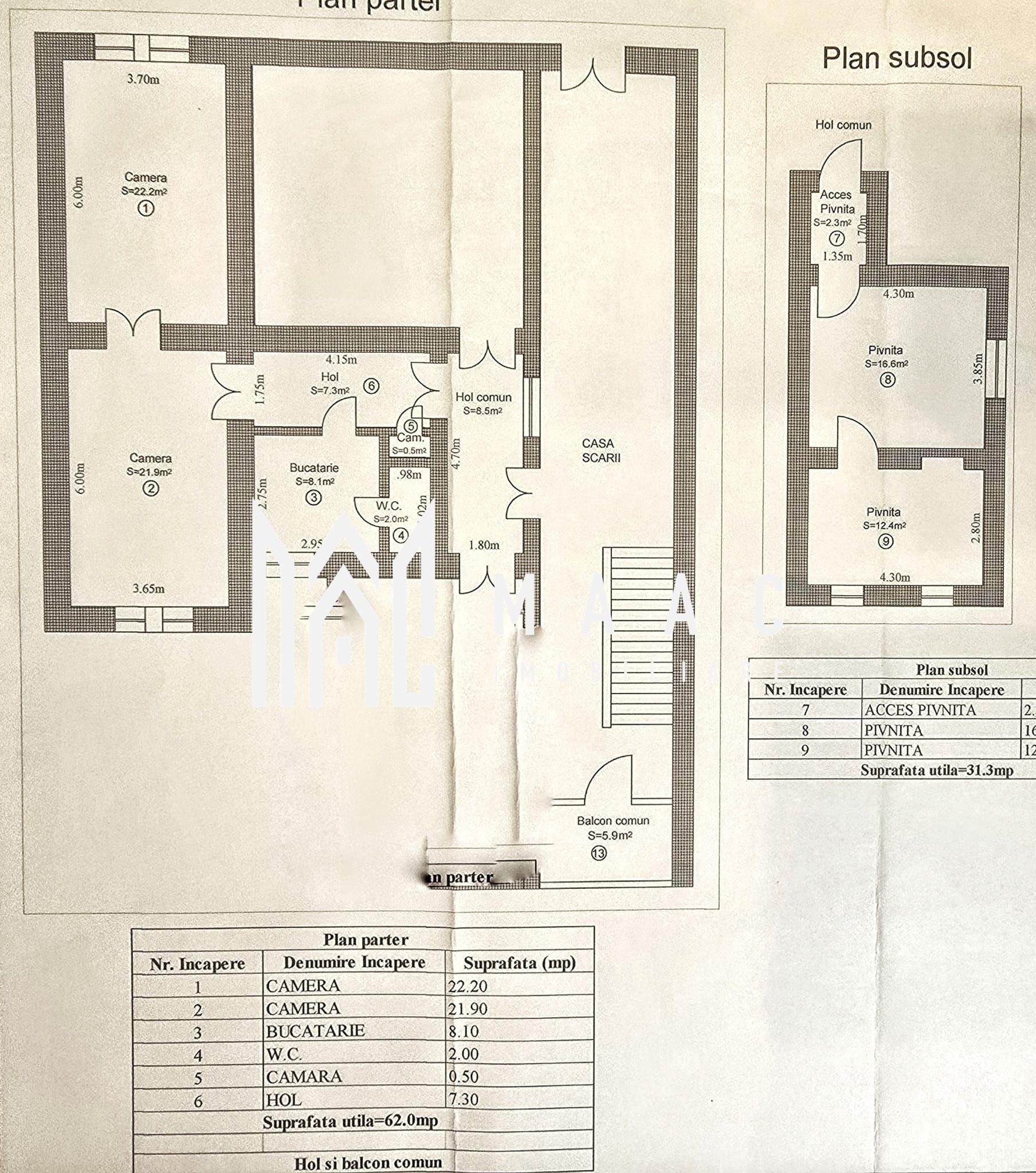 Apartament 2 camere garaj pivnita 31mp zona Andrei Saguna - 1