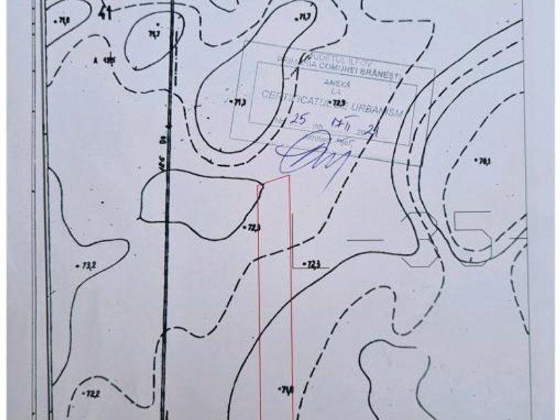 Teren intravilan de vânzare Brănești – DN3, deschidere 60 ml investie - 13