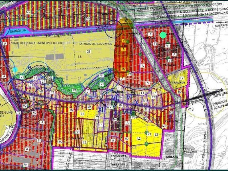 Teren intravilan 5000 mp de vânzare Cheiul Dâmboviței apropiere A2 - 3