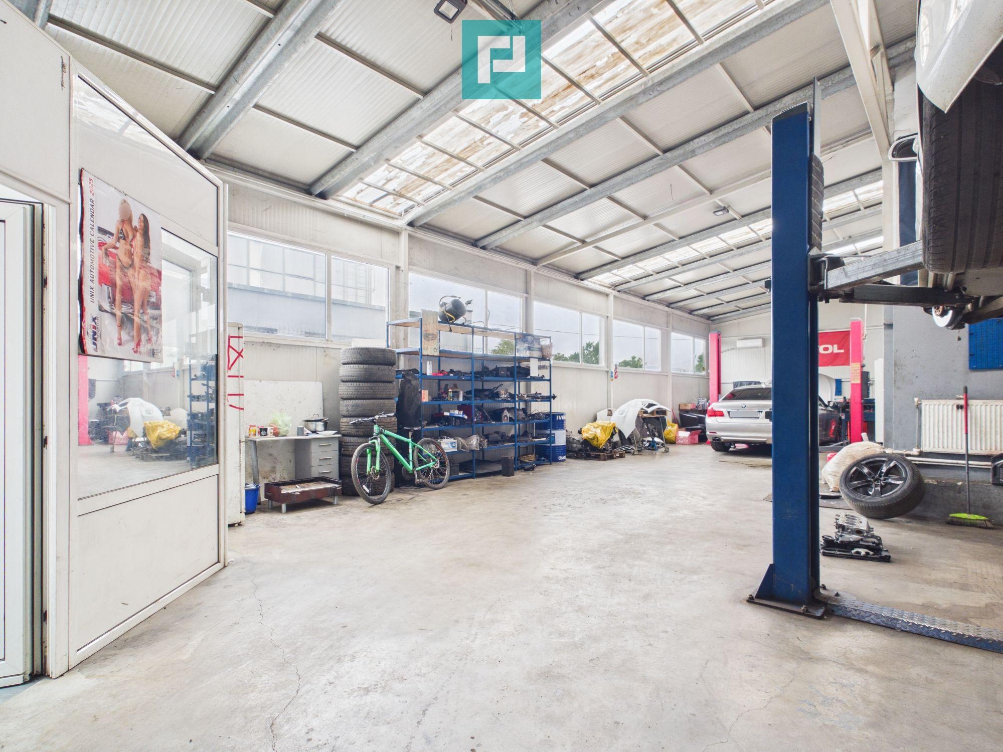 HALĂ INDUSTRIALĂ + SERVICE AUTO COMPLET ECHIPAT - 21