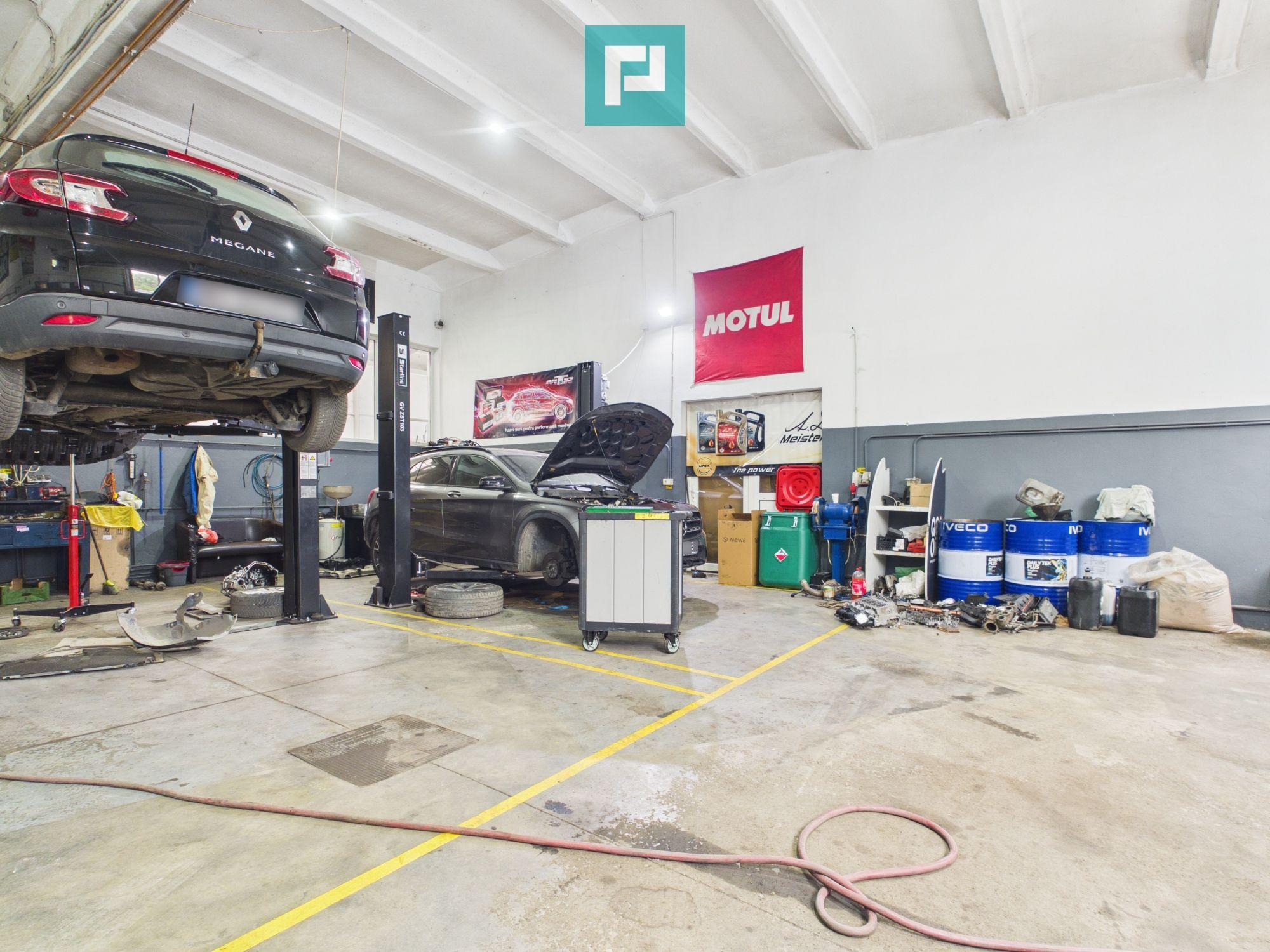 HALĂ INDUSTRIALĂ + SERVICE AUTO COMPLET ECHIPAT - 19