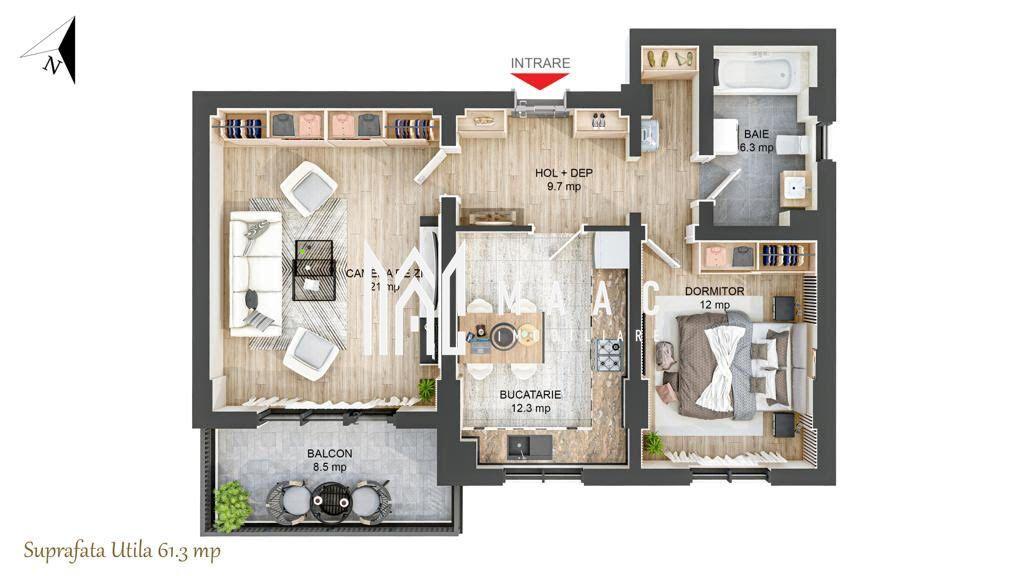 Apartament 2 camere I Nou I Decomandat I Balcon I Hipodrom - 1