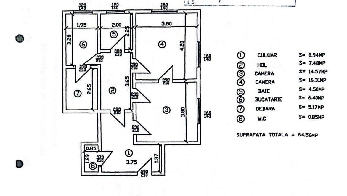 Apartament 3 camere -Cismigiu | Creditabil - 1