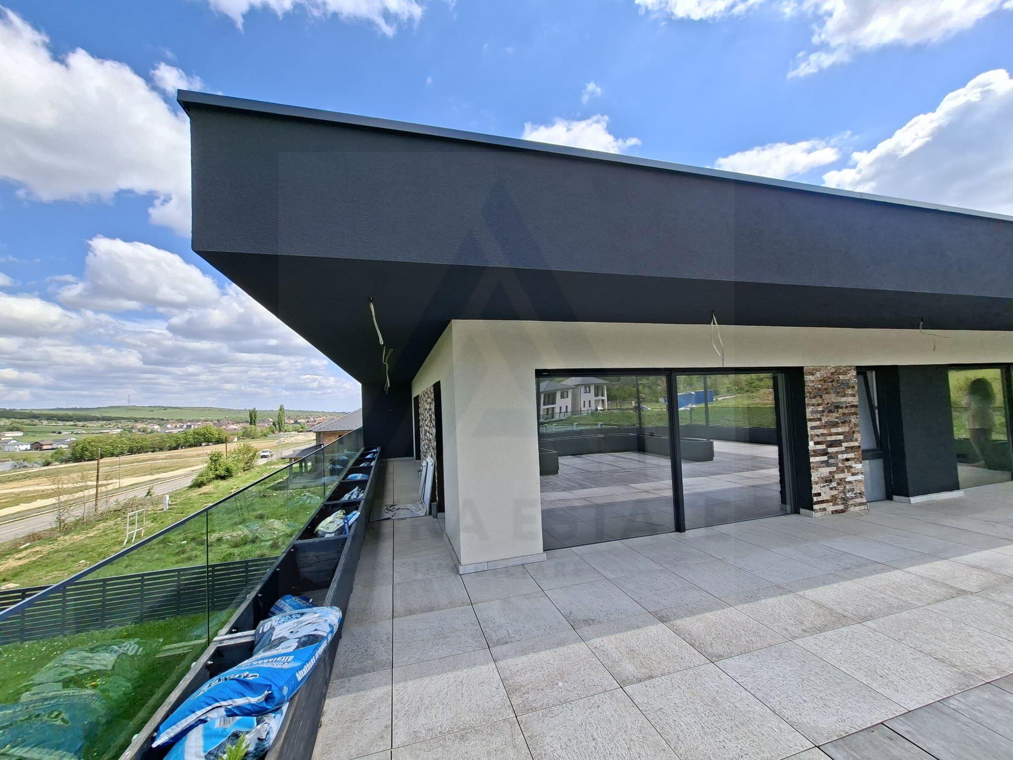 Casă moderna 229 mp utili garaj piscina terasa balcon Cisnadioara - 27