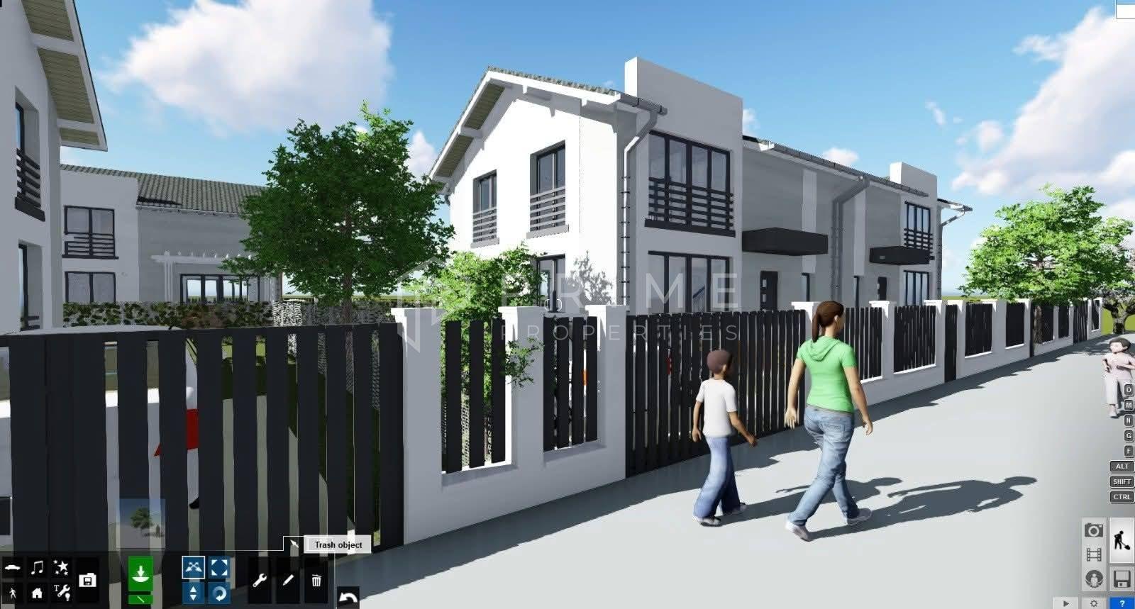 Construcție nouă, zonă liniștită – case 3 dormitoare, teren 250 mp - 10