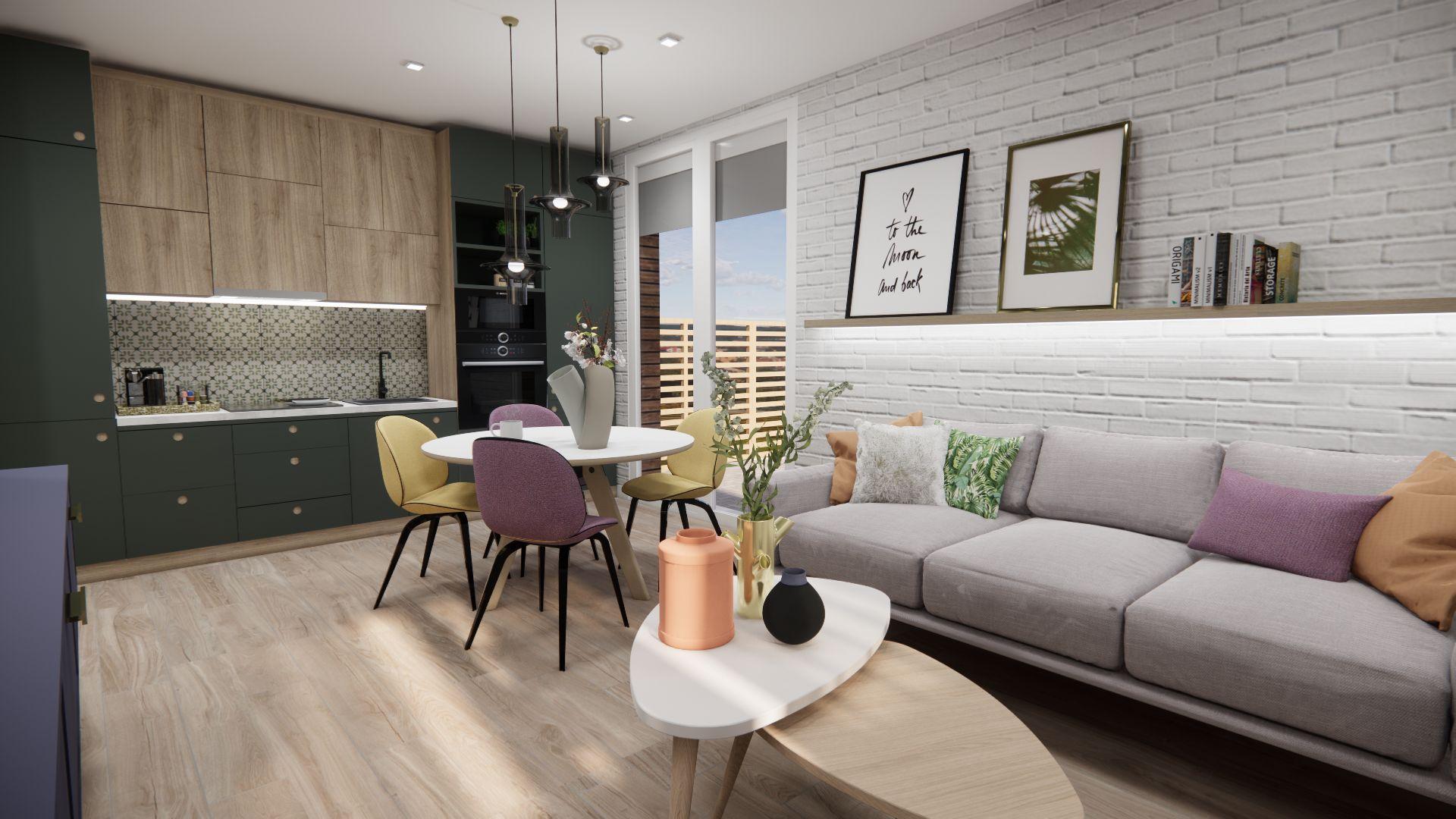 Apartament 2 camere NOUL BLOC R39 COMISION 0 ARED CITY - 1