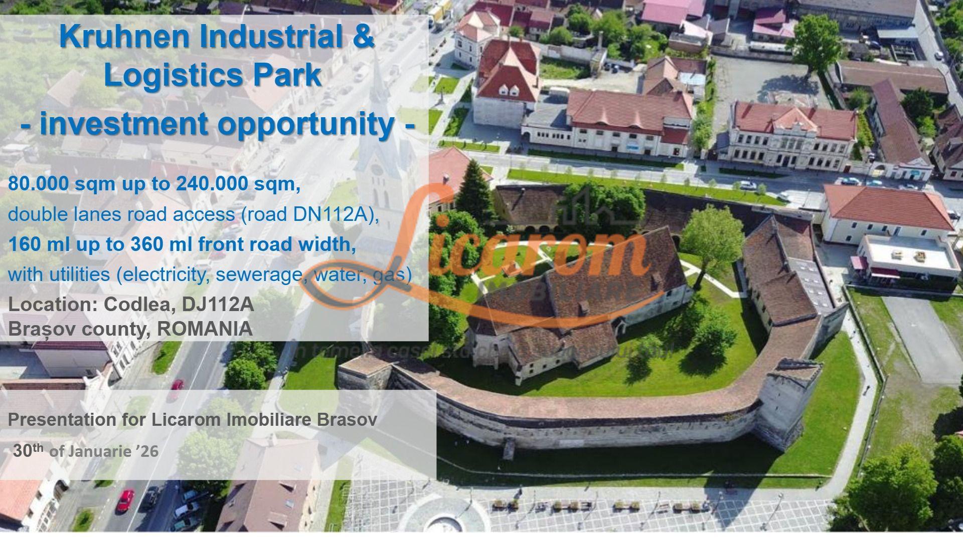 Codlea teren constructii industriale sau logistice 8 ha pana la 24 Ha - 1