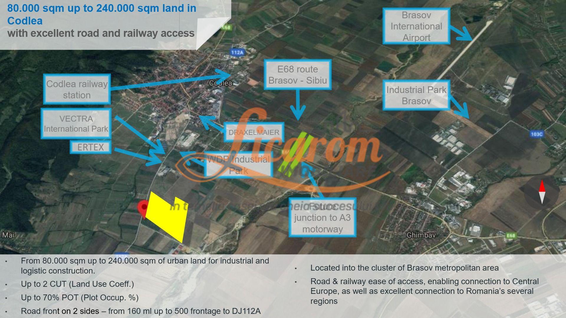 Codlea teren constructii industriale sau logistice 8 ha pana la 24 Ha - 8